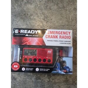 NEW Midland ER310 Emergency Hand Crank Radio W/ Flashlight